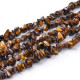 Chips stone kralen ± 5x8mm Tiger Eye - Brown